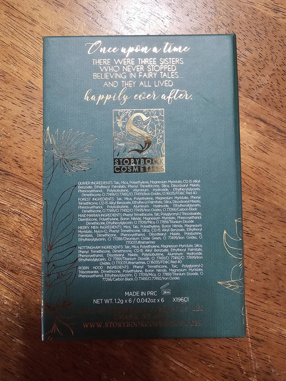 Storybook Cosmetics hardcover book